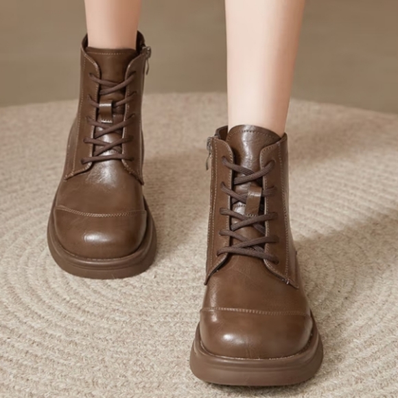 women shoes Lace Up Boots - Picture 8 of 8